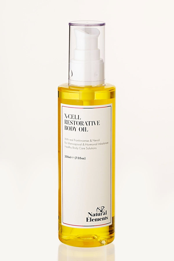 natural elements X-Cell Restorative Body Oil 200ml | Menopause Skin Concerns | NES026