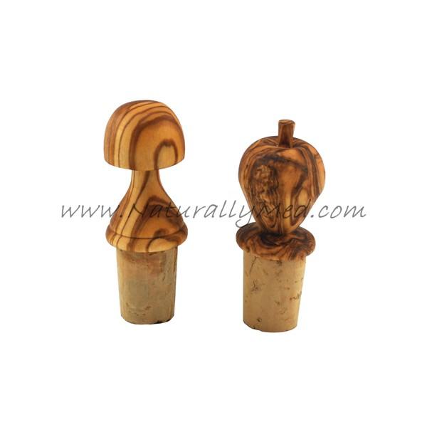 naturally med Olive Wood Bottle Stopper