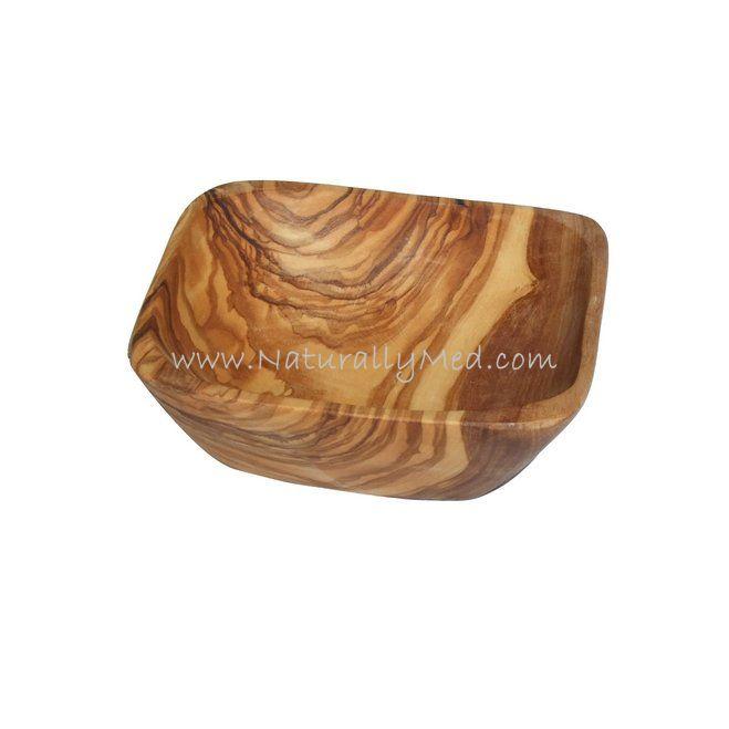 naturally med Olive Wood Bowl / Dish – Square