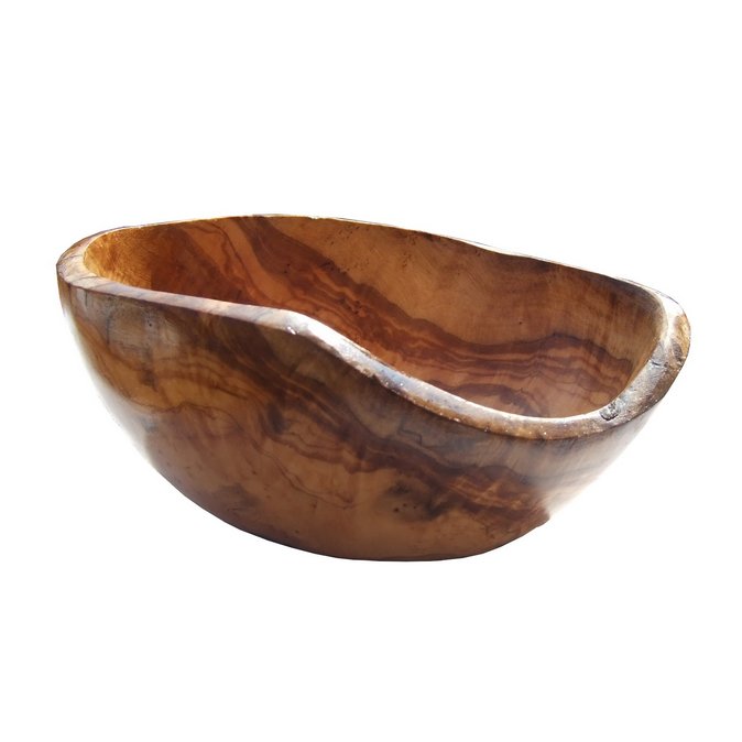 Naturally Med Olive Wood Natural Bowl