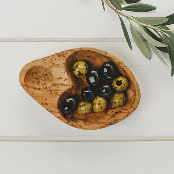 naturally med Olive Wood Olive Dish