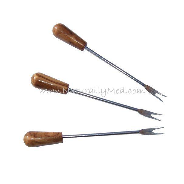 naturally med Olive Wood Olive Picks x1