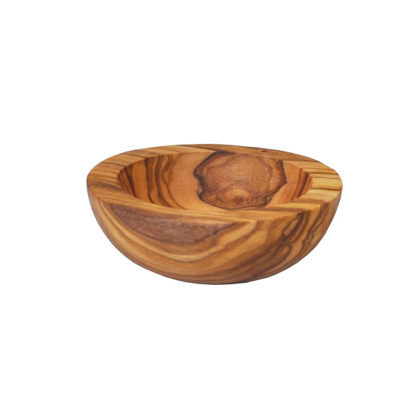 naturally med Olive Wood Pinch Bowl – Round – 2.5″