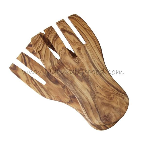 naturally med Olive Wood Salad Hands
