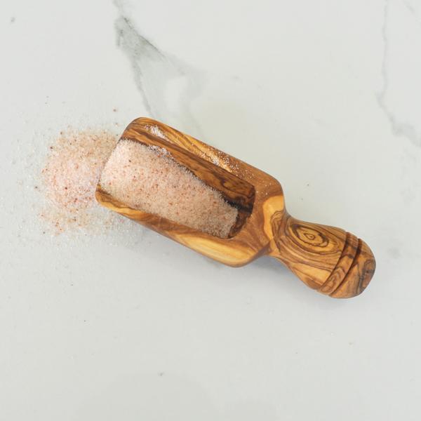 Naturally Med Olive Wood Salt Scoop – 2.75″