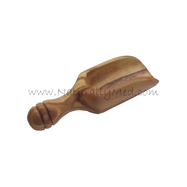 Naturally Med Olive Wood Salt Scoop – 2.75″