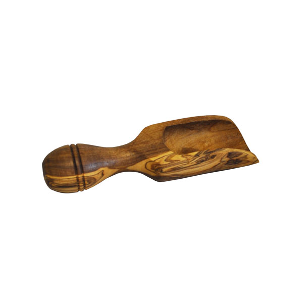 Naturally Med Olive Wood Salt Scoop – 4.75″