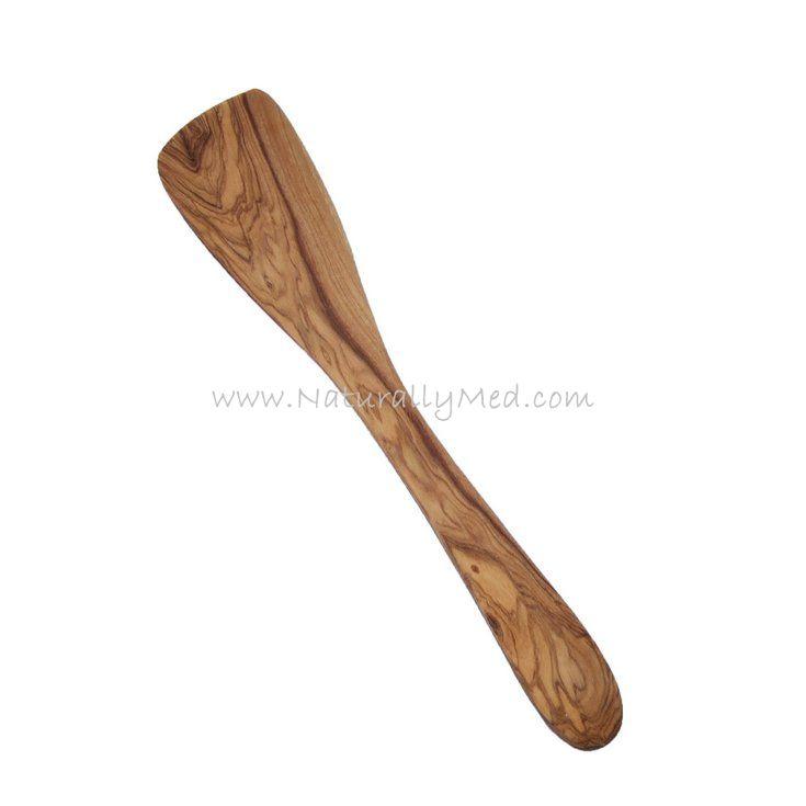 naturally med Olive Wood Spatula – 12″