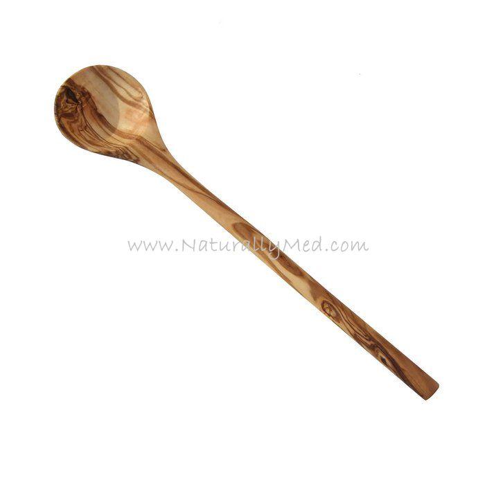 naturally med Olive Wood Wooden Spoon – 12″