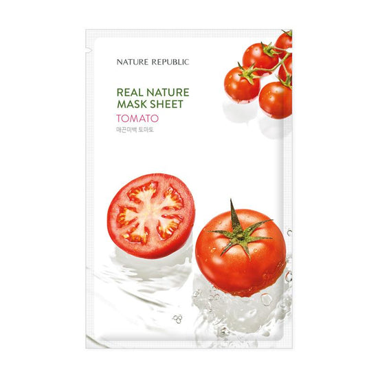 Nature Republic [10+10] Pure Vitality Mask Sheet Set (Real Nature Tomato 10 + Good Skin Noni 10)