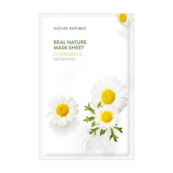 Nature Republic [10+10] Real Nature Acne Care Mask Sheet Set (Tea Tree 10 + Chamomile 10)