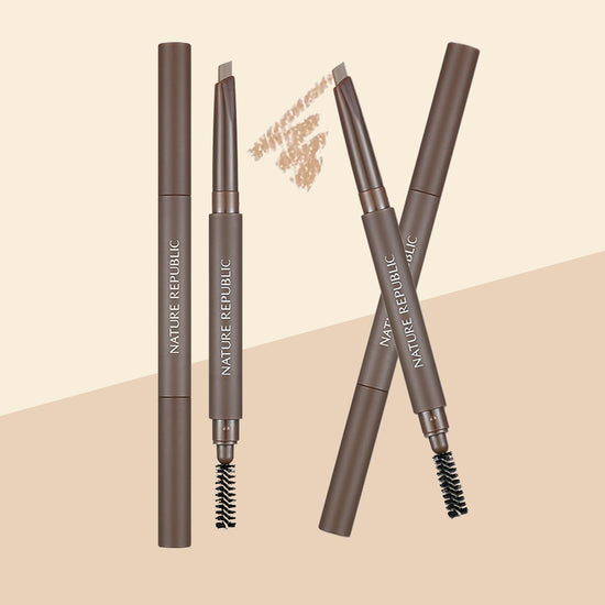 nature republic [BOGO][2x] By Flower Auto Eyebrow 01 Almond Brown