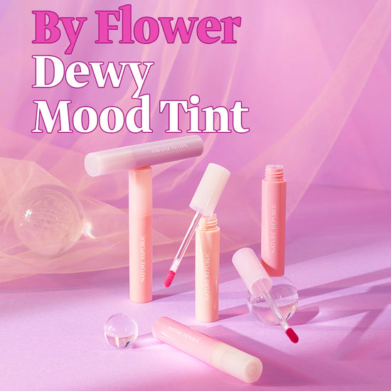 Nature Republic [BOGO] By Flower Dewy Mood Tint (03 Cherry Dew + Choose Your Color)