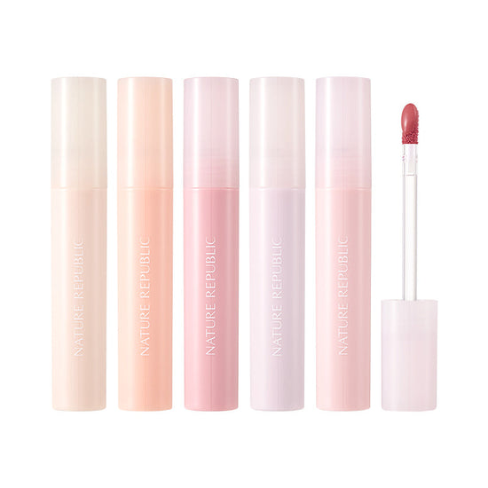 Nature Republic [BOGO] By Flower Dewy Mood Tint (03 Cherry Dew + Choose Your Color)