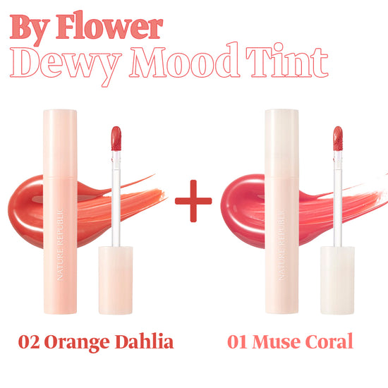 nature republic [BOGO] By Flower Dewy Mood Tint (03 Cherry Dew + Choose Your Color)