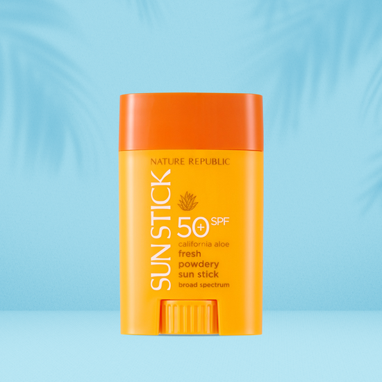 nature republic California Aloe Fresh Powdery Sunstick Broad Spectrum SPF50+