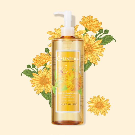 Nature Republic Forest Garden Calendula Cleansing Oil 500ml (Big Size)