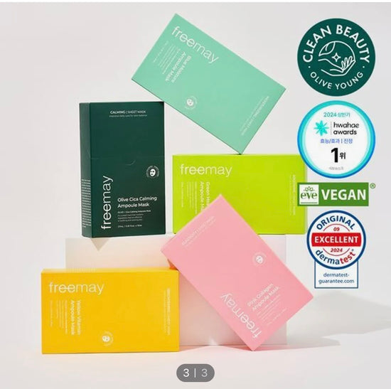 Nature Republic FREEMAY-[2X] Ampoule Mask Sheet (Pink Collagen + Choose Your Choice)