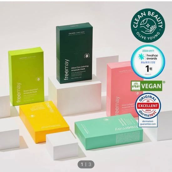 Nature Republic FREEMAY-[2X] Ampoule Mask Sheet (Pink Collagen + Choose Your Choice)
