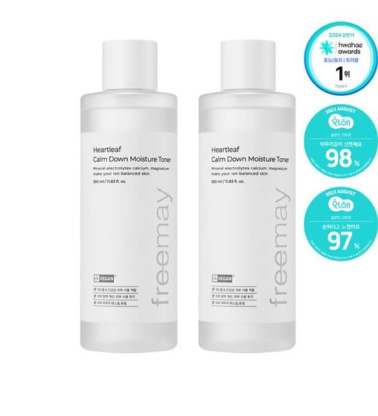 nature republic FREEMAY-[2X] Heartleaf Calm Down Moisture Toner 350ml
