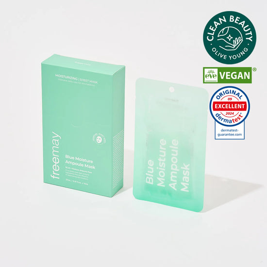Nature Republic FREEMAY-Blue Moisture Ampoule Mask Sheets (10sheets)