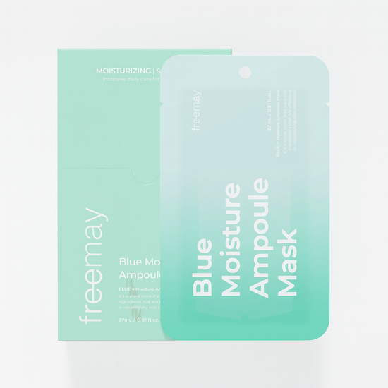 Nature Republic FREEMAY-Blue Moisture Ampoule Mask Sheets (10sheets)