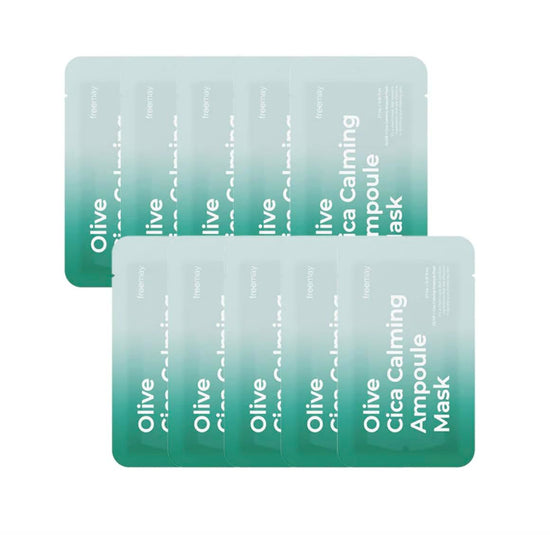 nature republic FREEMAY-Olive Cica Calming Ampoule Mask Sheets (10sheets)