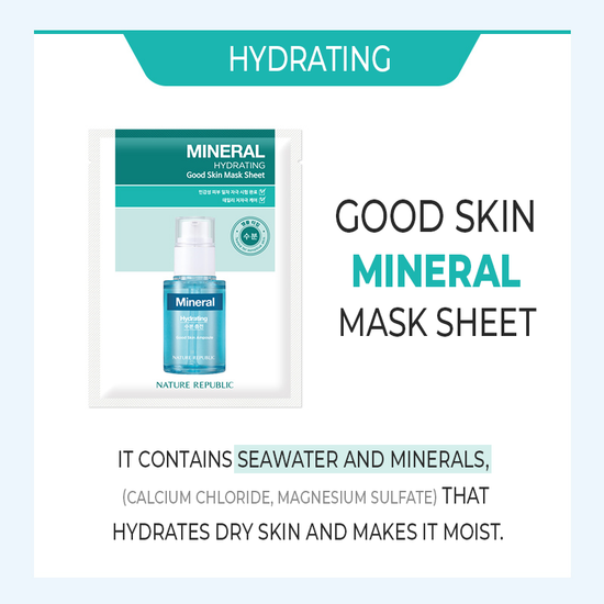 Nature Republic [Hydrating] Good Skin Mask Sheet - Mineral