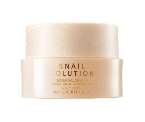 Nature Republic [IMPROVING SKIN COMPLEXION & ELASTICITY] SNAIL SOLUTION ESSENTIAL CREAM & EMULSION DUO