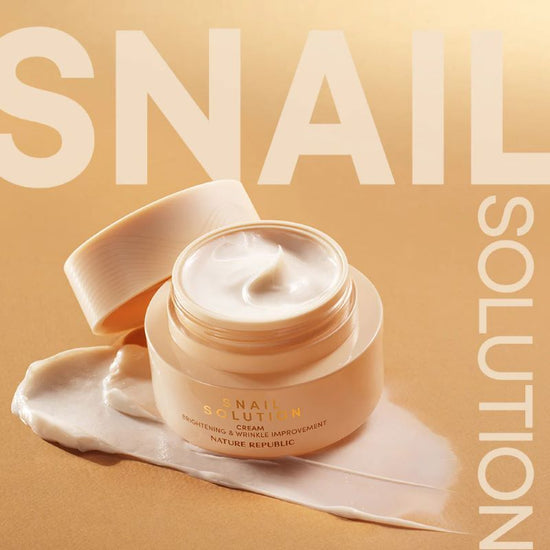Nature Republic [IMPROVING SKIN COMPLEXION & ELASTICITY] SNAIL SOLUTION ESSENTIAL CREAM (NEW)