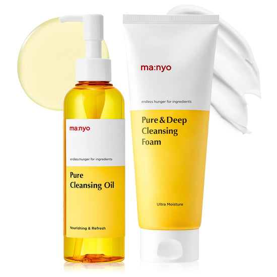 nature republic [MA:NYO] PURE CLEANSING DUO - CLEANSING OIL 200ml + CLEANSING FOAM 200ml