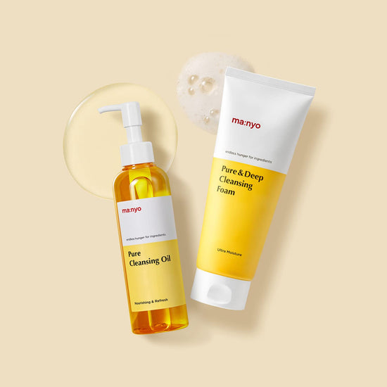 Nature Republic [MA:NYO] PURE CLEANSING DUO - CLEANSING OIL 200ml + CLEANSING FOAM 200ml