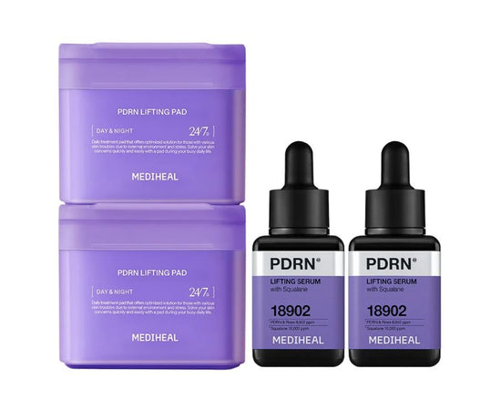 nature republic [MEDIHEAL] [4X] PDRN Lifting Pad & Serum Value Set