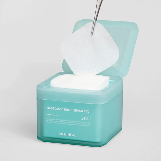 Nature Republic [MEDIHEAL] MADECASSOSIDE BLEMISH DUO - PAD & 10P ESSENTIAL MASK SHEET