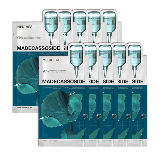 nature republic [MEDIHEAL] Madecassoside Essential Mask - Blemish Repair 10pcs