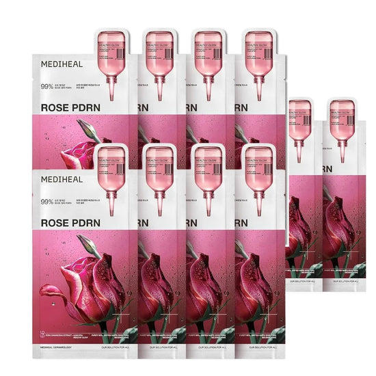 nature republic [MEDIHEAL] Rose PDRN Essential Mask - Healthy Glow 10pcs