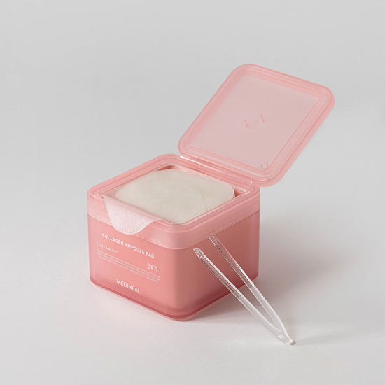 Nature Republic [MEDIHEAL] TONER PAD DUO - COLLAGEN AMPOULE PAD + COLLAGEN AMPOULE PAD
