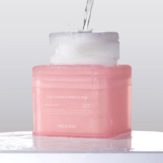 Nature Republic [MEDIHEAL] TONER PAD DUO - COLLAGEN AMPOULE PAD + COLLAGEN AMPOULE PAD