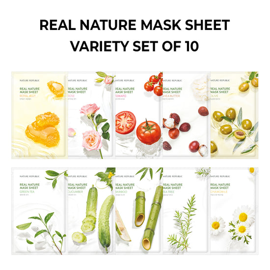 nature republic [10x] Real Nature Mask Sheet Set