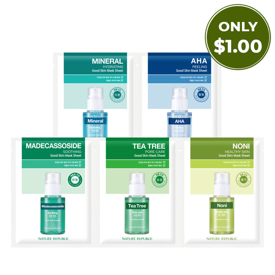 nature republic Good Skin Mask Sheet (5 Option)