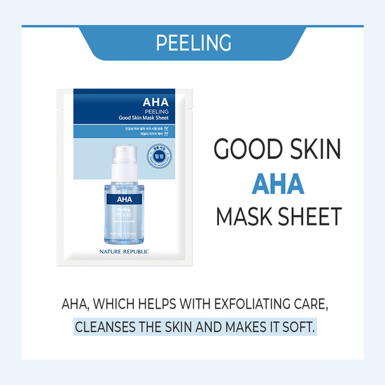 Nature Republic [PEELING] Good Skin Mask Sheet - AHA