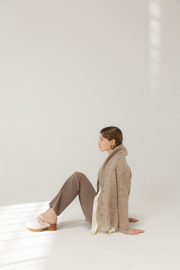 Natyoural Alabaster Cardigan | Sustainable Knitwear | Natyoural