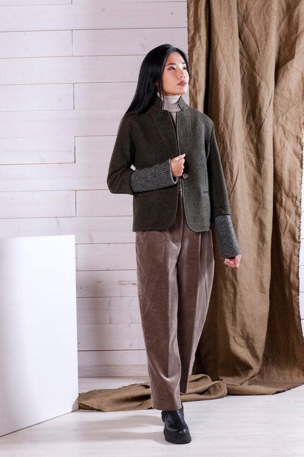 Natyoural Boiled Wool Jacket | Sustainable Clothing | Natyoural