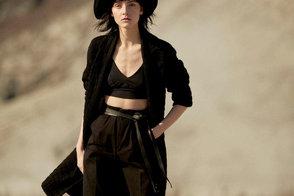 Natyoural Long Knit Puffer Waistcoat | Sustainable Knitwear | Natyoural
