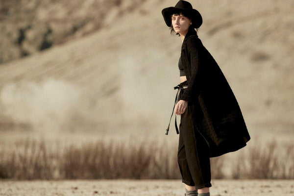 natyoural Long Knit Puffer Waistcoat | Sustainable Knitwear | Natyoural