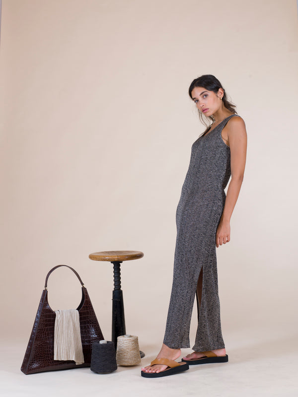 Natyoural Long Dress In Pure Viscose