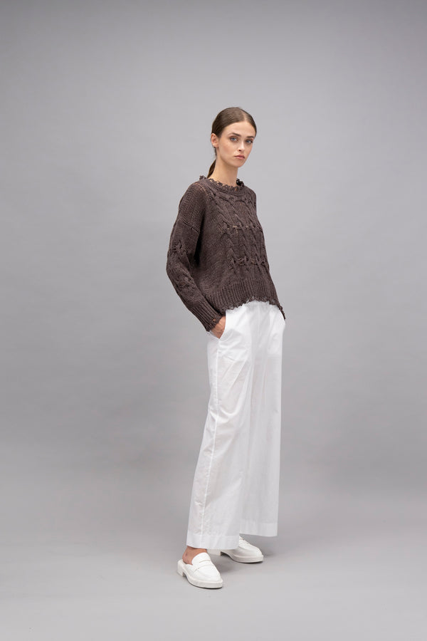 Natyoural Long Sleeves Round Neck Shirt YG046