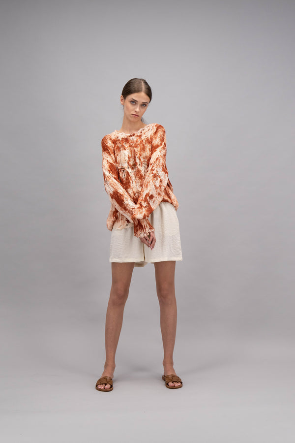 Natyoural Long Sleeves Round Neck Shirt YG046P