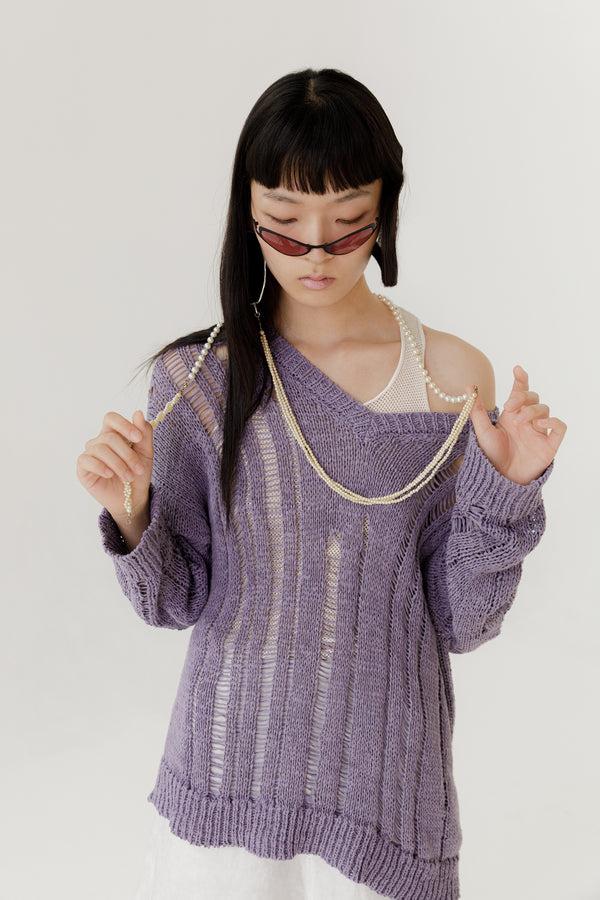 Natyoural Long Sleeves V Neck YG045