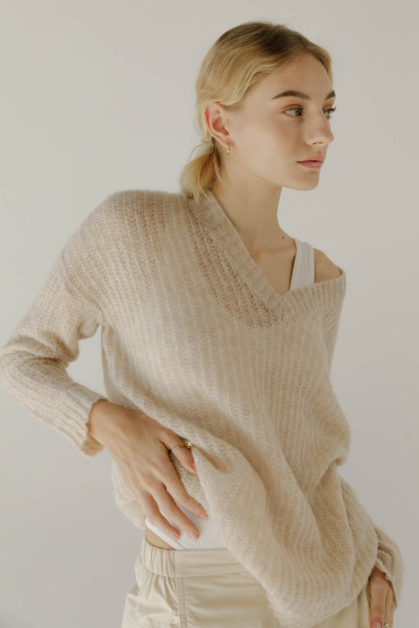 natyoural Piura V Neck Pullover